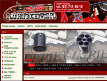 Tablet Screenshot of czarnoprochowce.pl